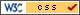 Logo di conformità W3C CSS. Seguendo il link si richiede la validazione immediata al W3C.